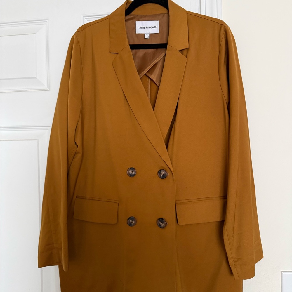 Elizabeth and James Double-Breasted Blazer